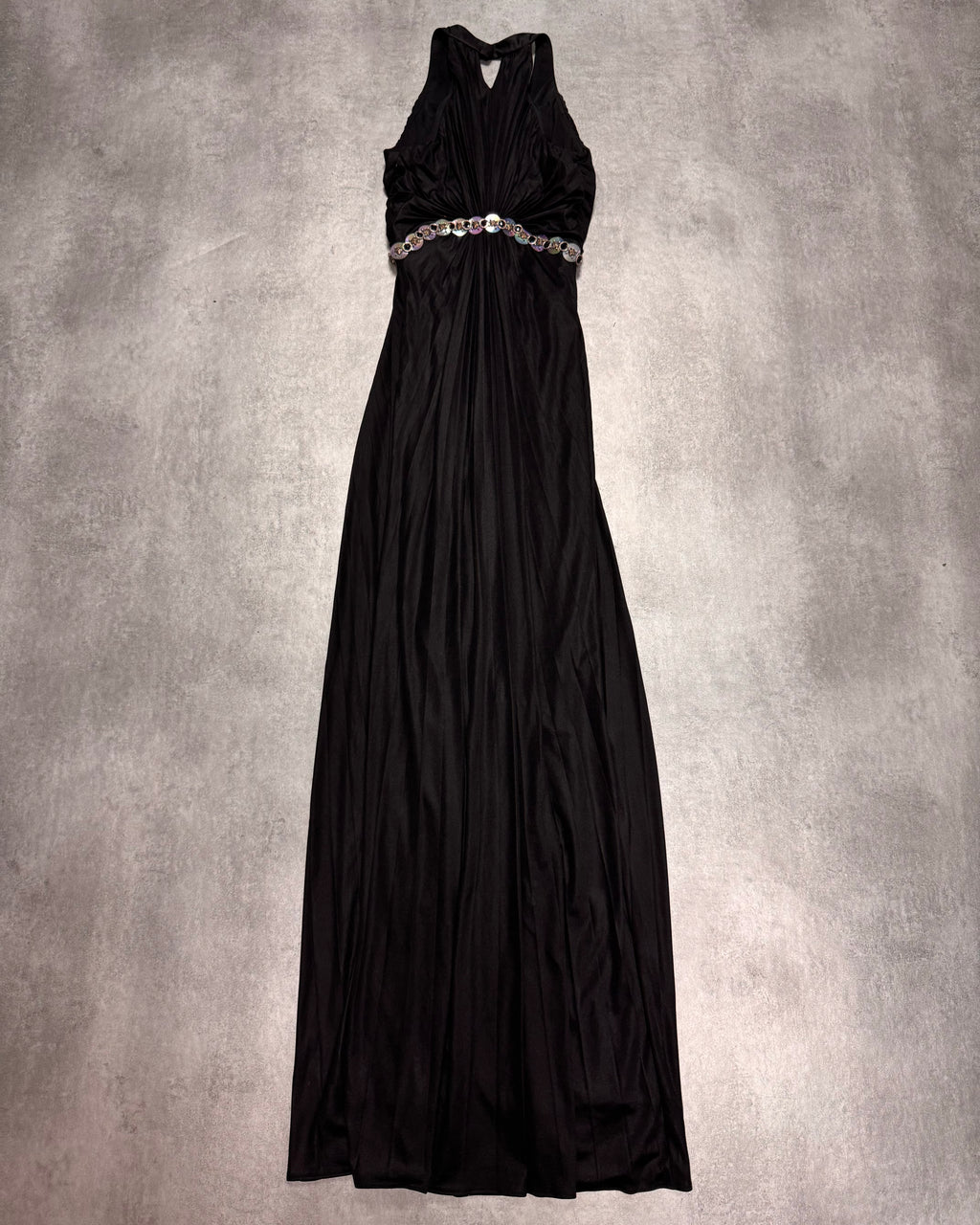 Roberto Cavalli Class Black Long Dress