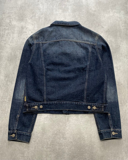 2000s Armani Faded Denim Jacket (M)