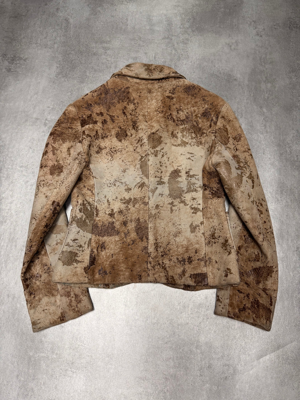 AW2003 Cavalli Apocalypse Brut Leather Jacket