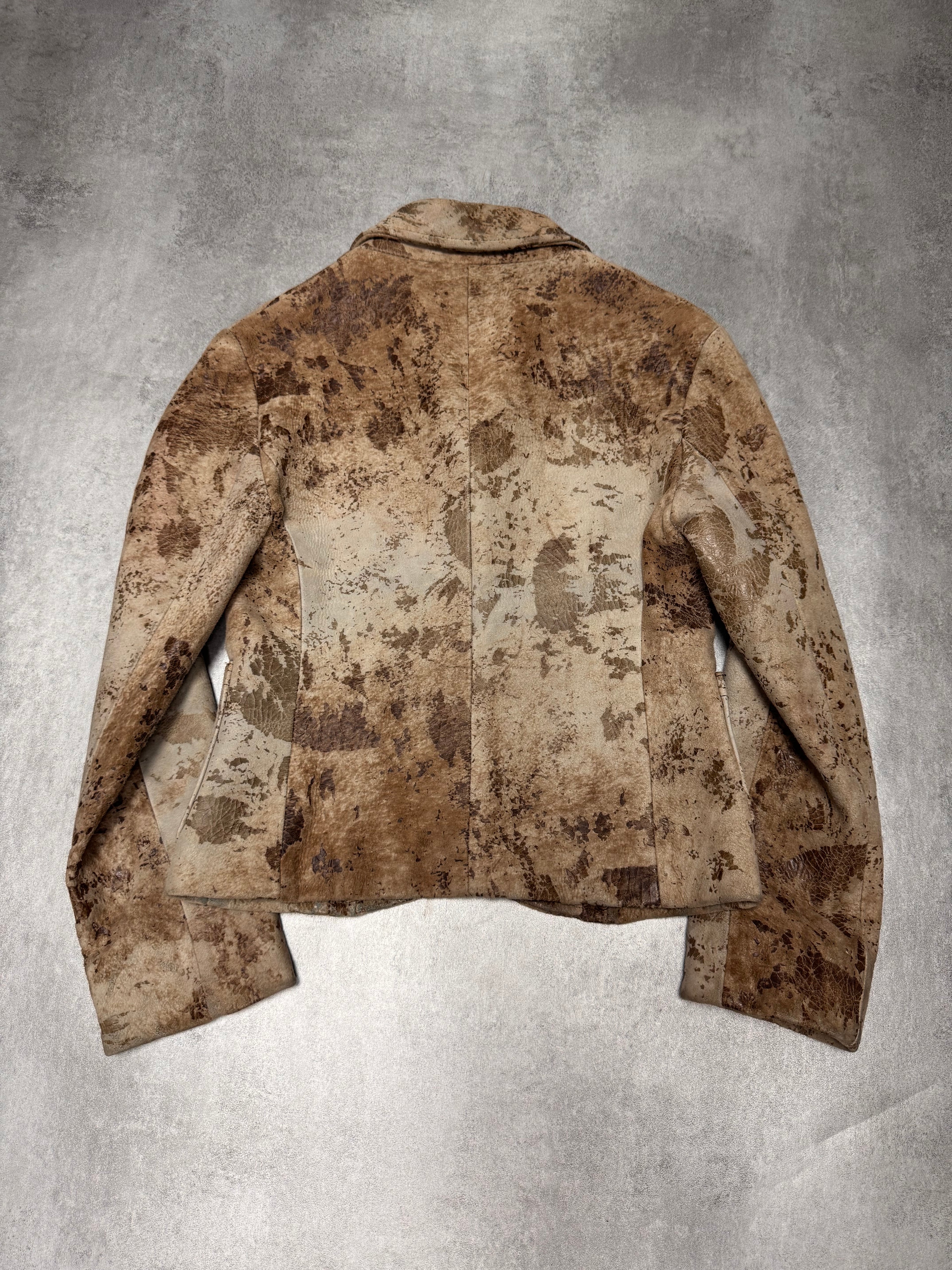 AW2003 Cavalli Apocalypse Brut Leather Jacket