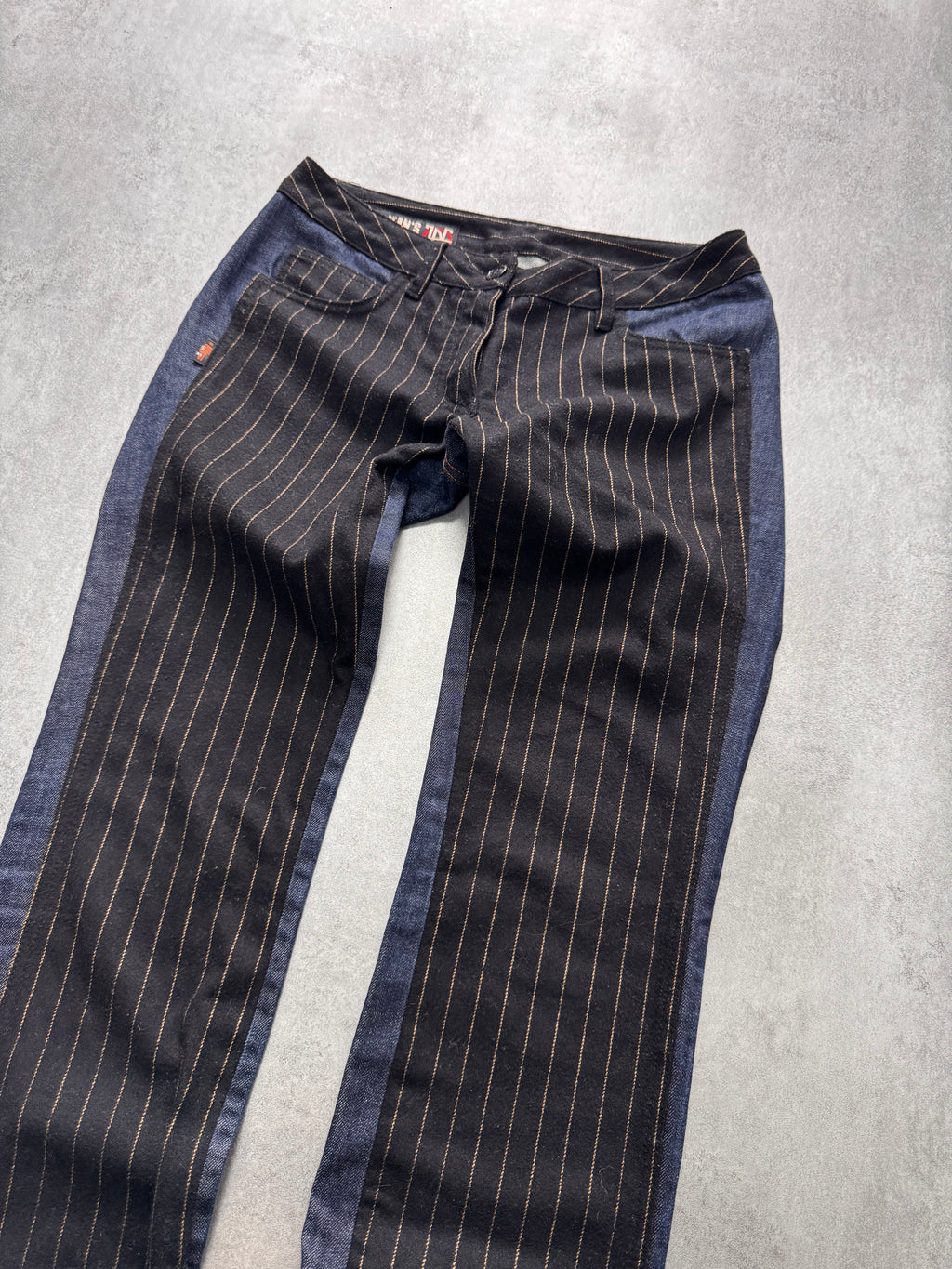 2000s Jean Paul Gaultier Double Layer Denim Jeans