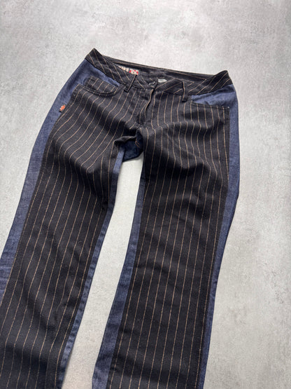 2000s Jean Paul Gaultier Double Layer Denim Jeans (XS)