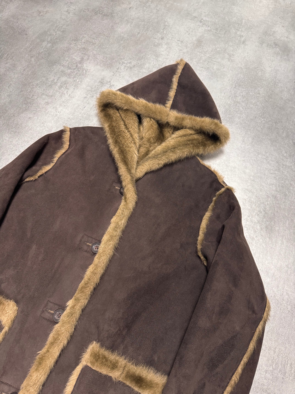 1990s Balmain Faux Fur Reversible Jacket