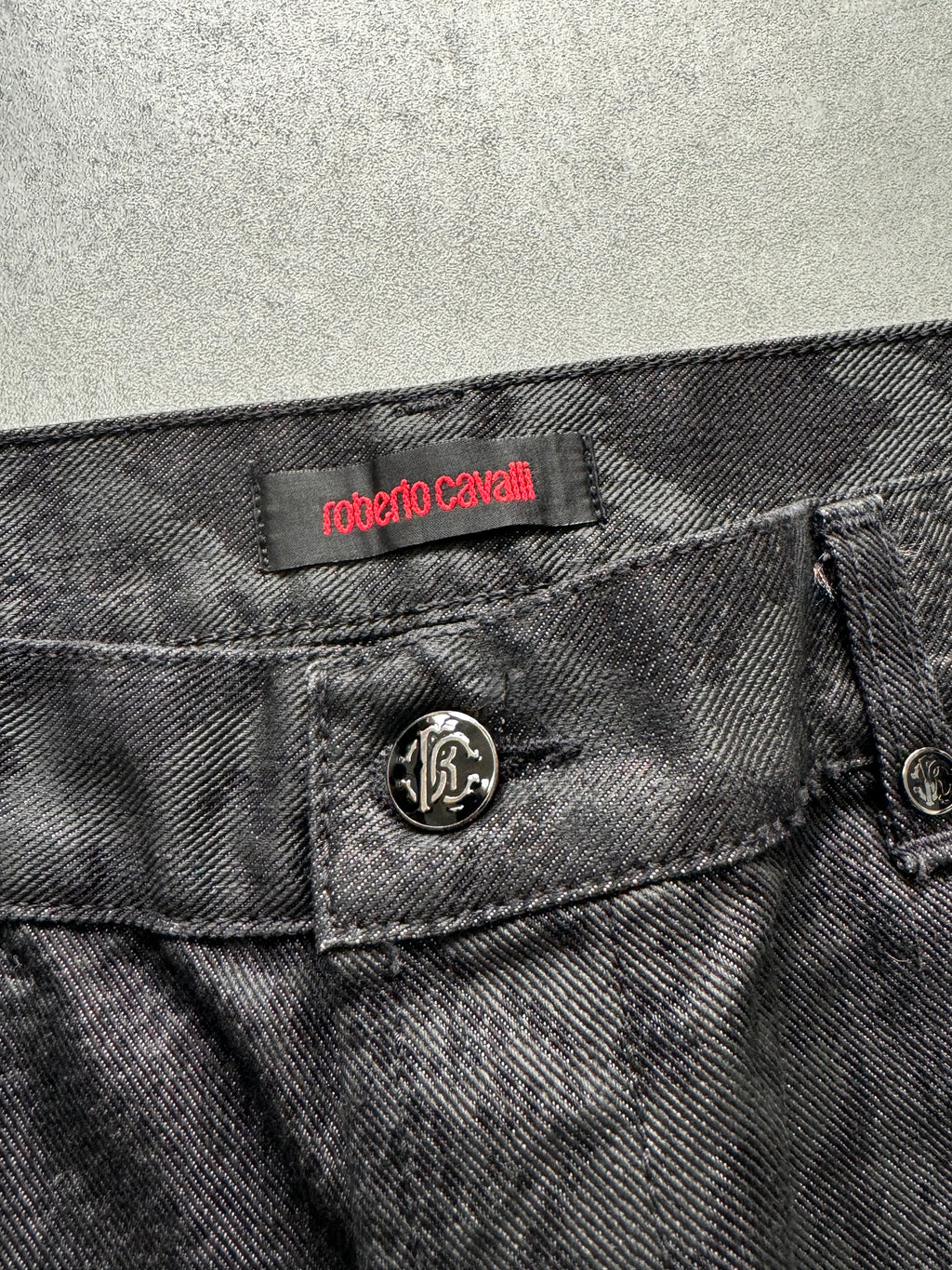 AW2007 Roberto Cavalli Obscure Python Pants