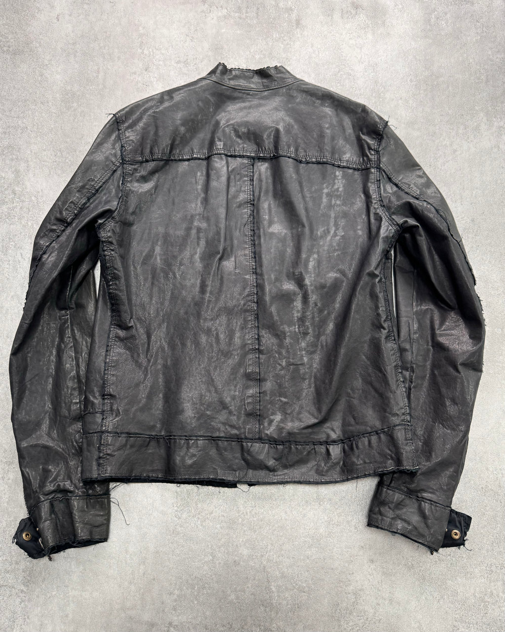 Dolce & Gabbana Discreet Obscur Leather Jacket