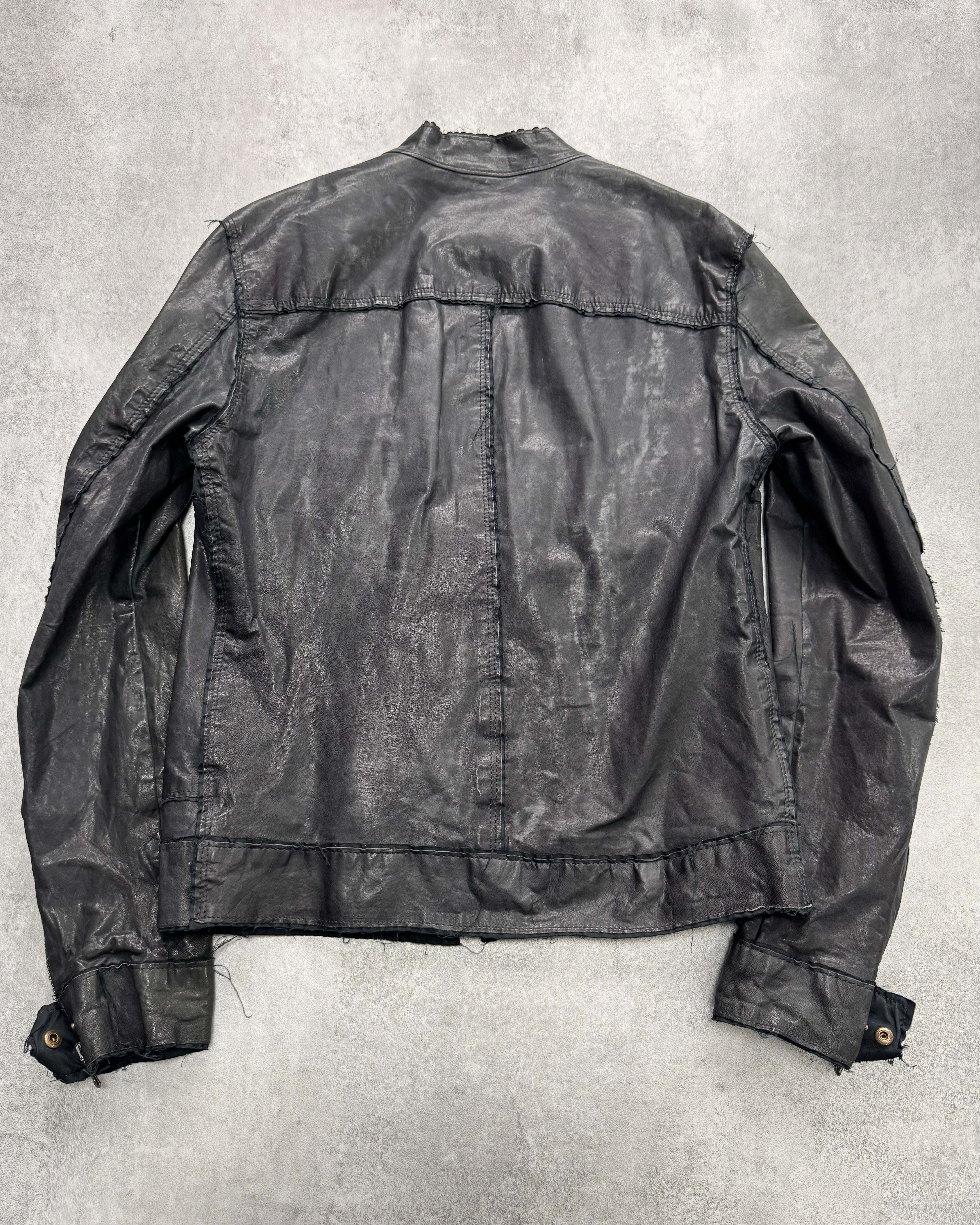 Dolce & Gabbana Discreet Obscur Leather Jacket