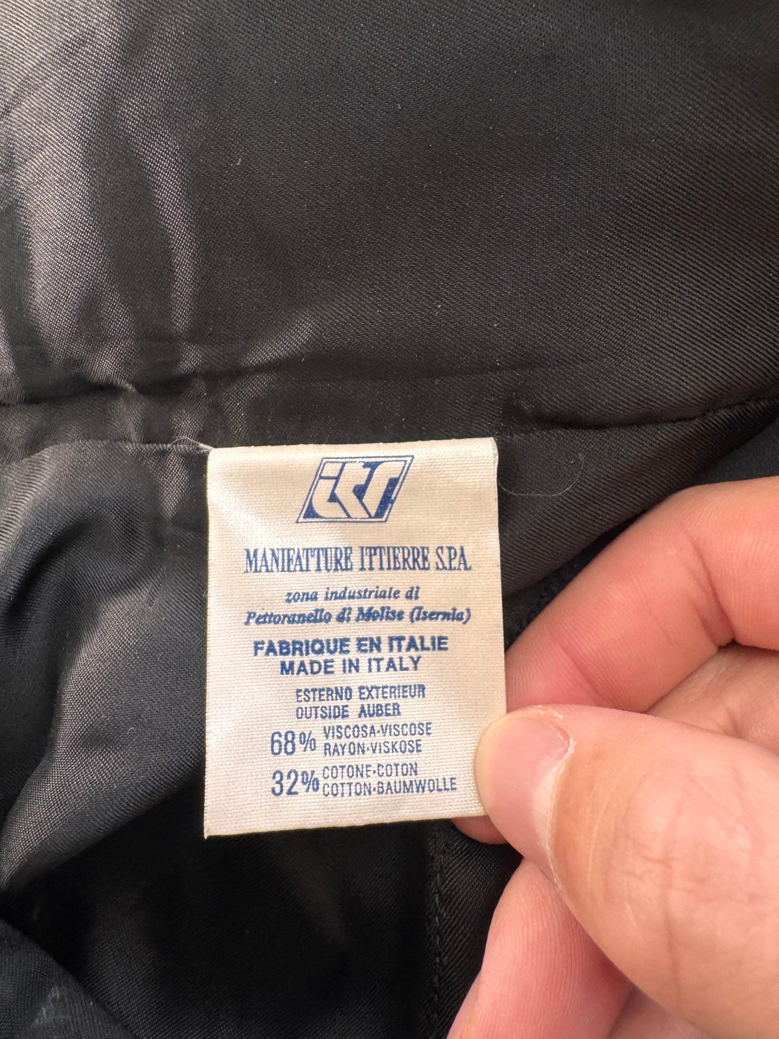 2000s Versace Black Faux Fur Vest