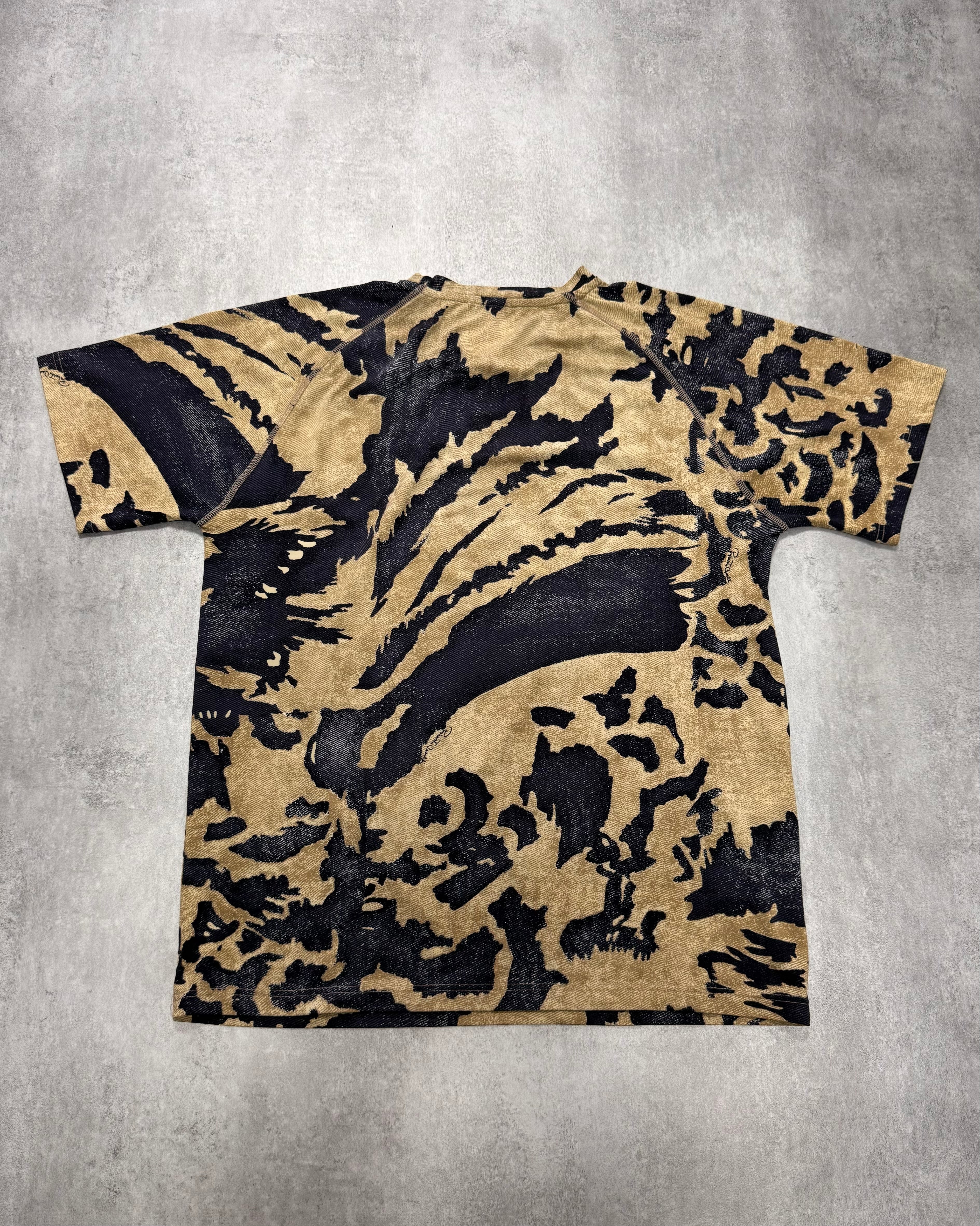 2000s Cavalli Hunter Camouflage Tee