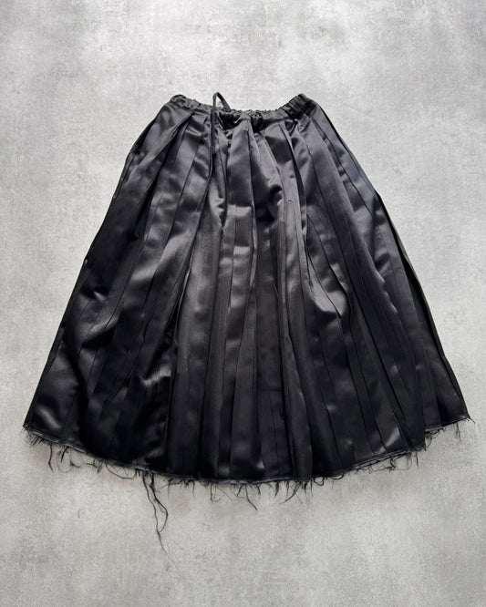 AW2020 Comme Des Garçons Pleats Black Skirt (XS)