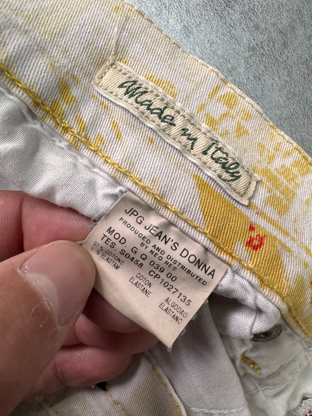 AW1995 Jean Paul Gaultier Erotic Comics Pants