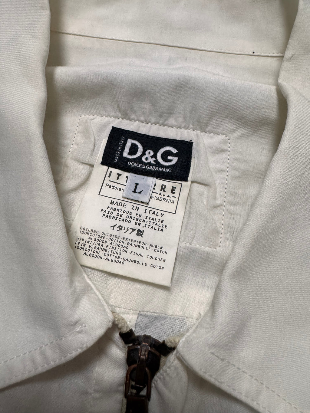 2000s Dolce & Gabbana Cargo Army White Shirt