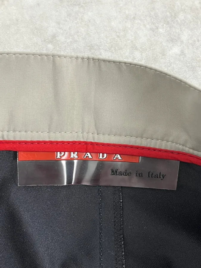 2000s Prada Grey Cozy Straight Pants pdqjpqm 9