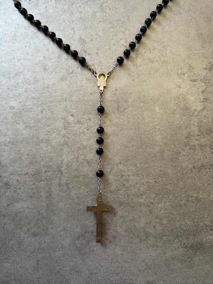 Dolce & Gabbana Underground Black Catholic Necklace (OS) - 3
