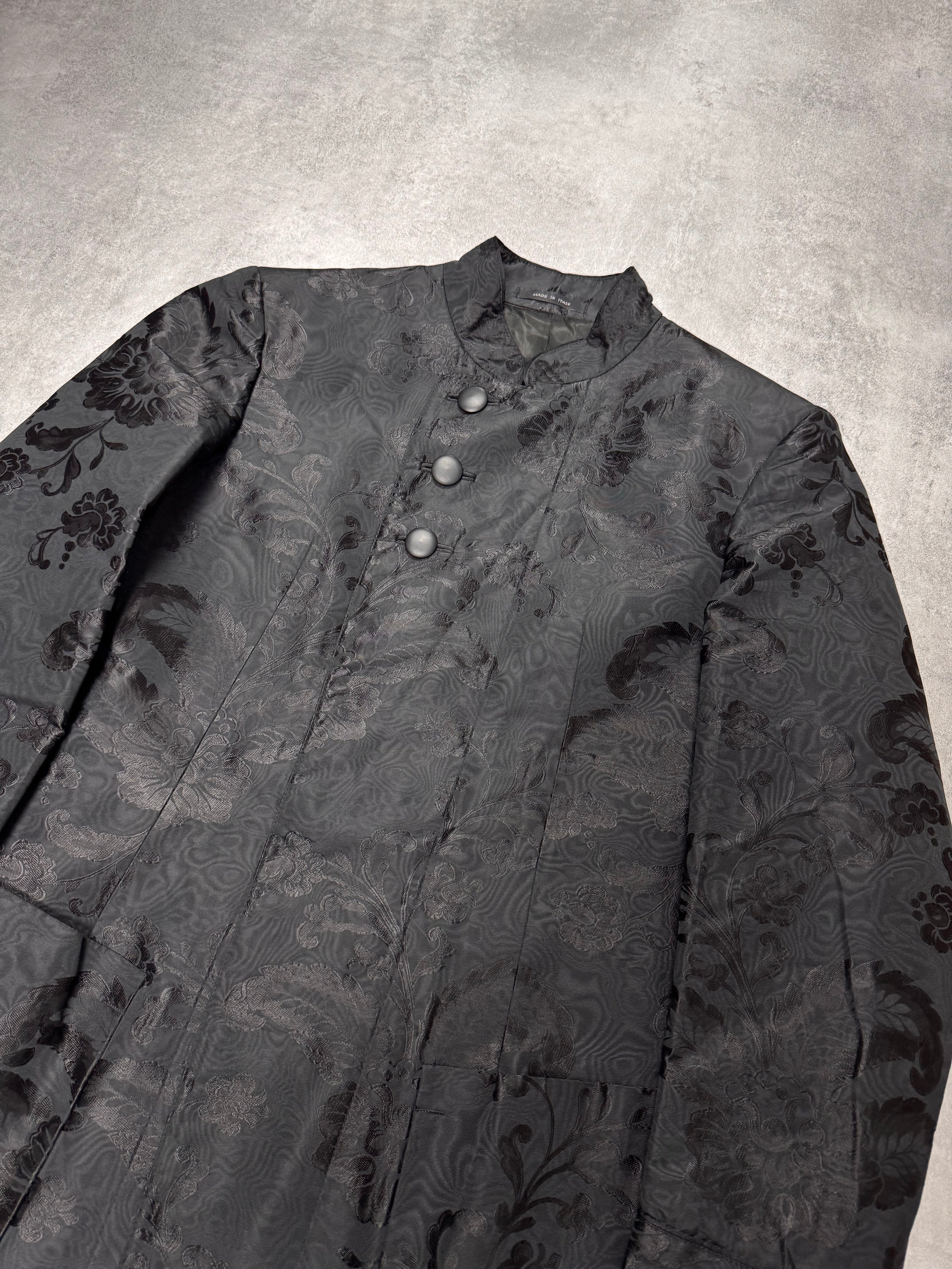 AW2003 Emporio Armani Asian Flowers Black Jacket