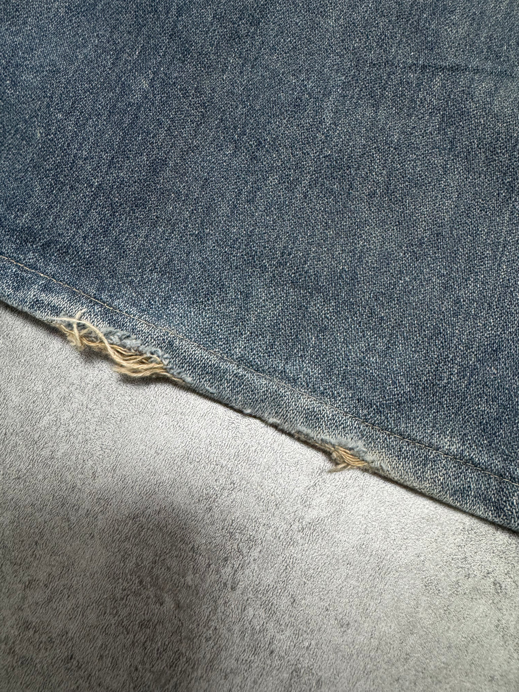 AW2003 Dolce & Gabbana Waisted Masterpiece Faded Denim Cargo