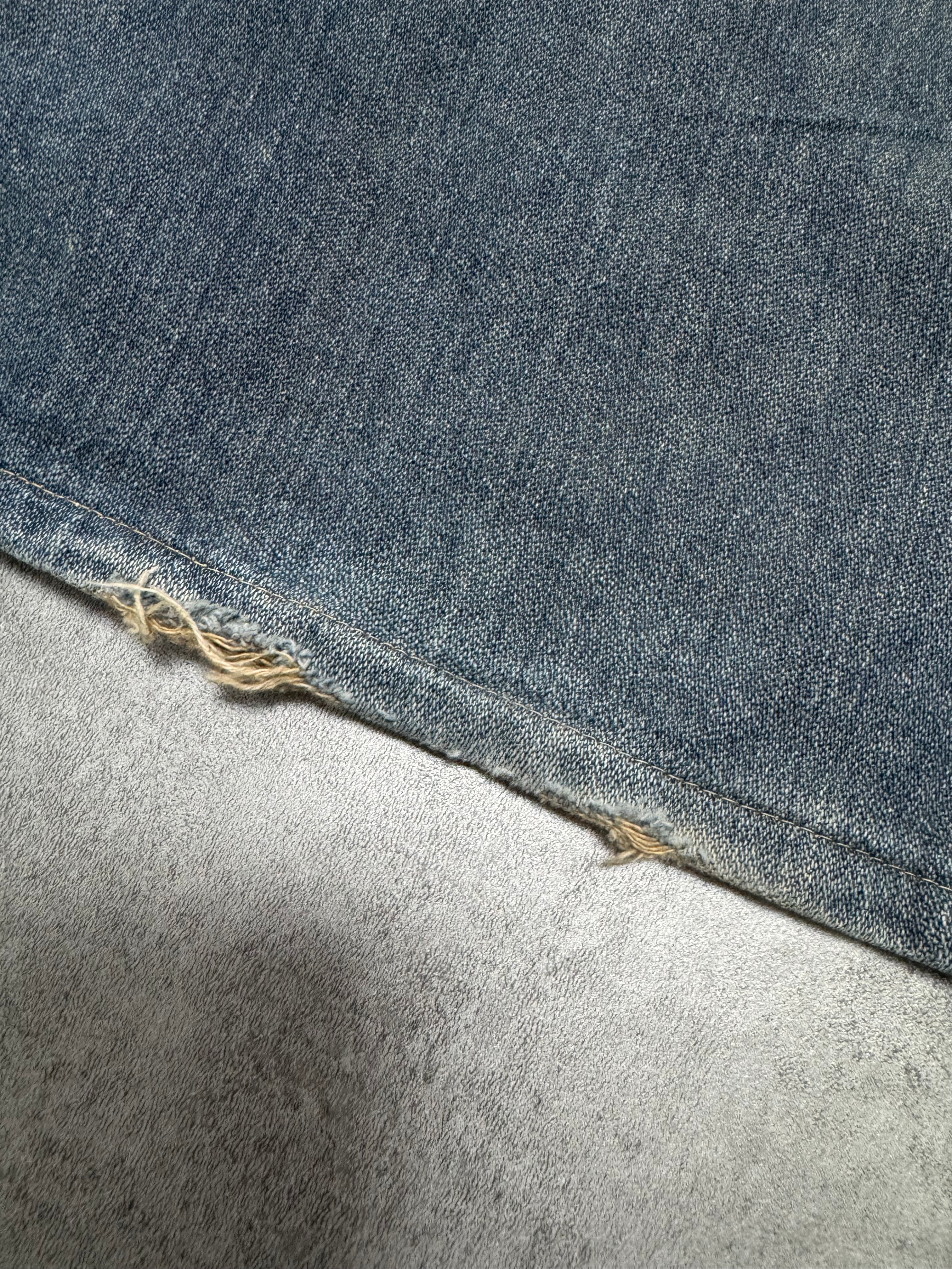 AW2003 Dolce & Gabbana Waisted Masterpiece Faded Denim Cargo