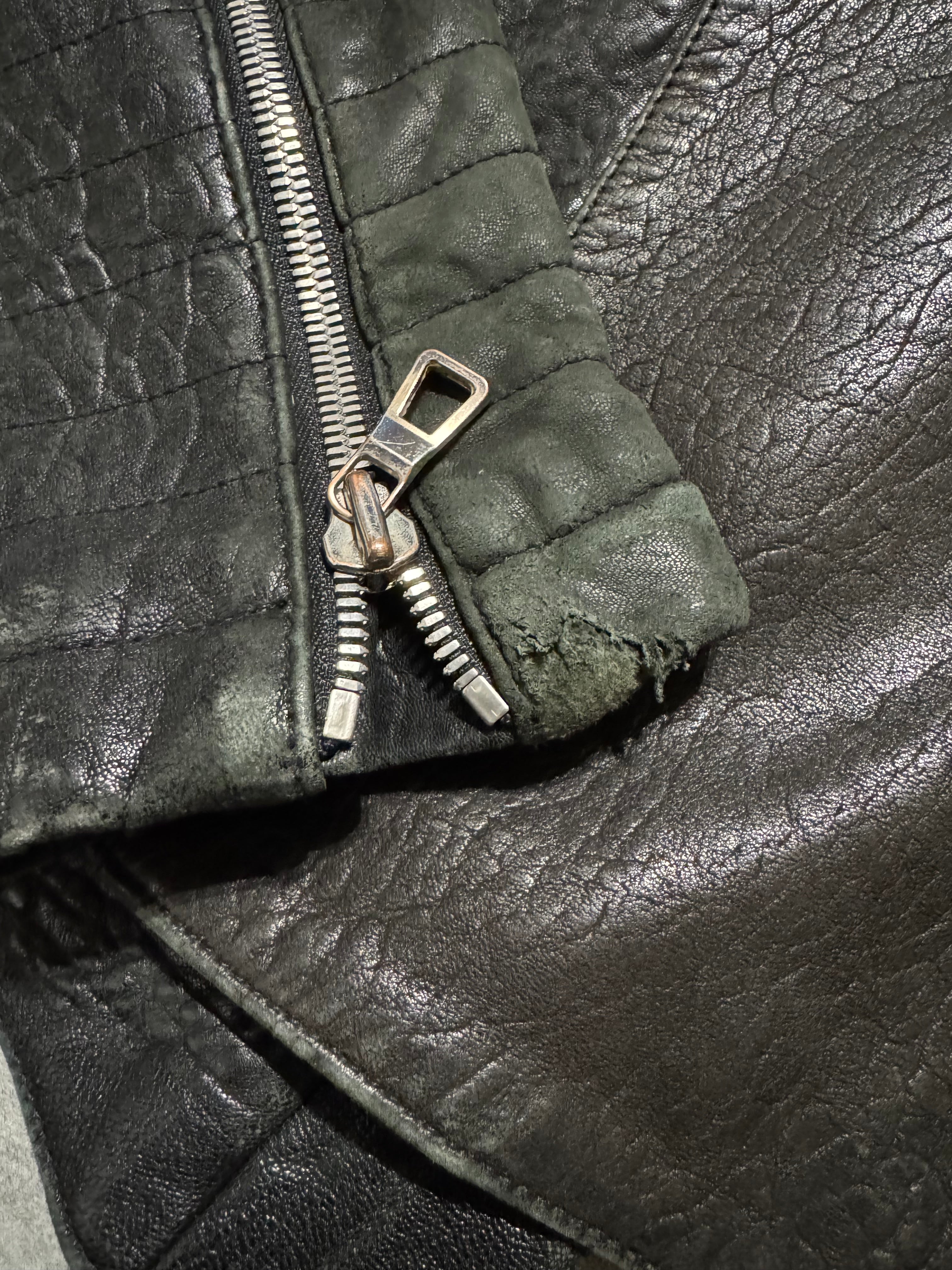 AW2015 Balmain x H&M Pure Biker Leather Jacket