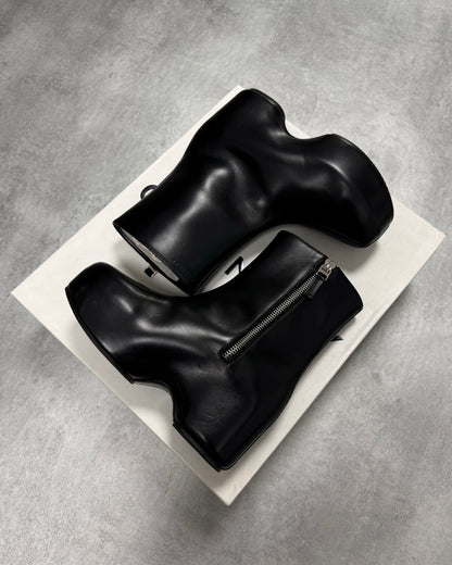 SS2022 Givenchy G Clog Black Calf Leather Boots (41eu/us8)