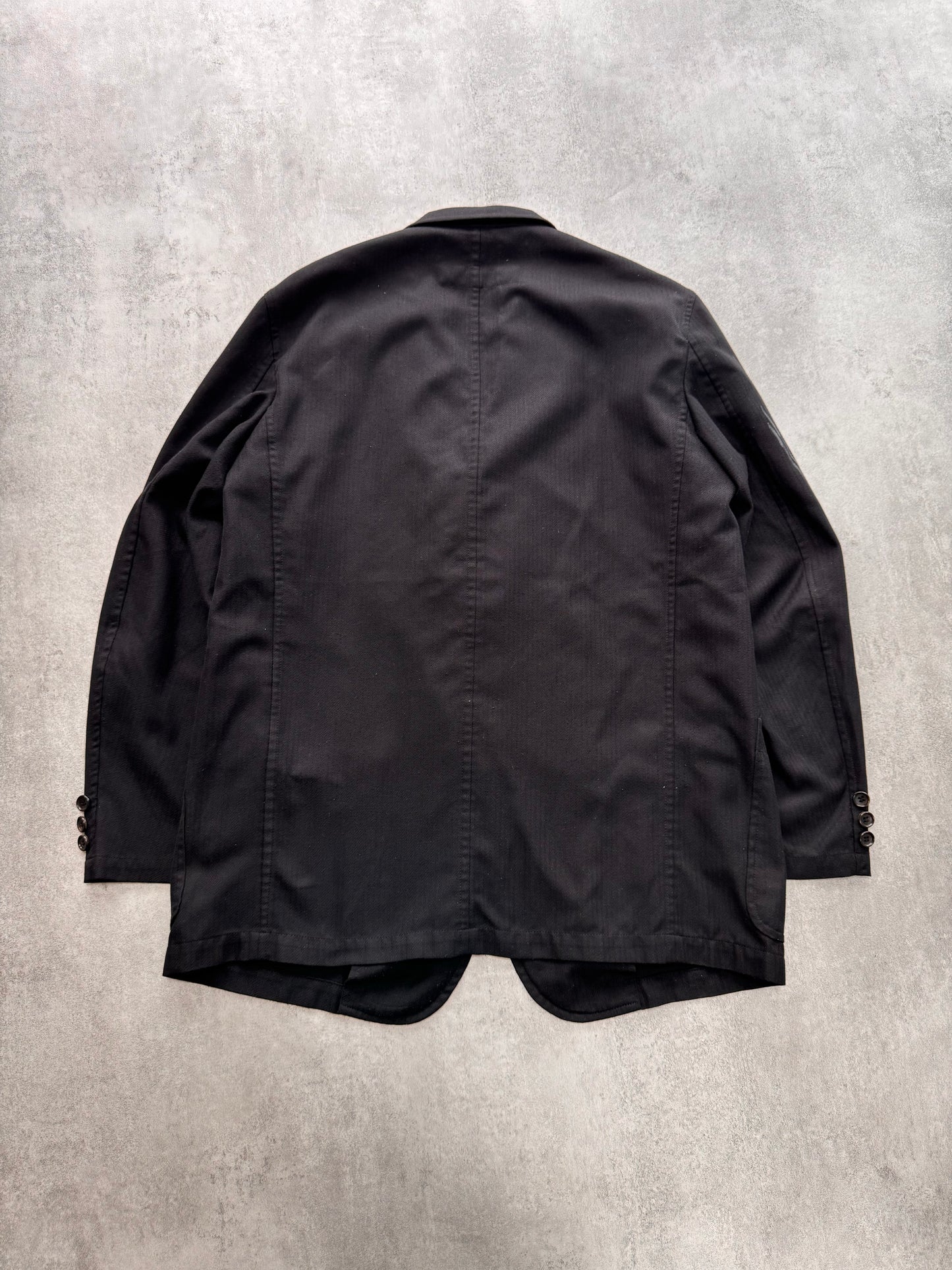 SS2001 Comme Des Garçons Homme Stripes Printed Suit Jacket (M)