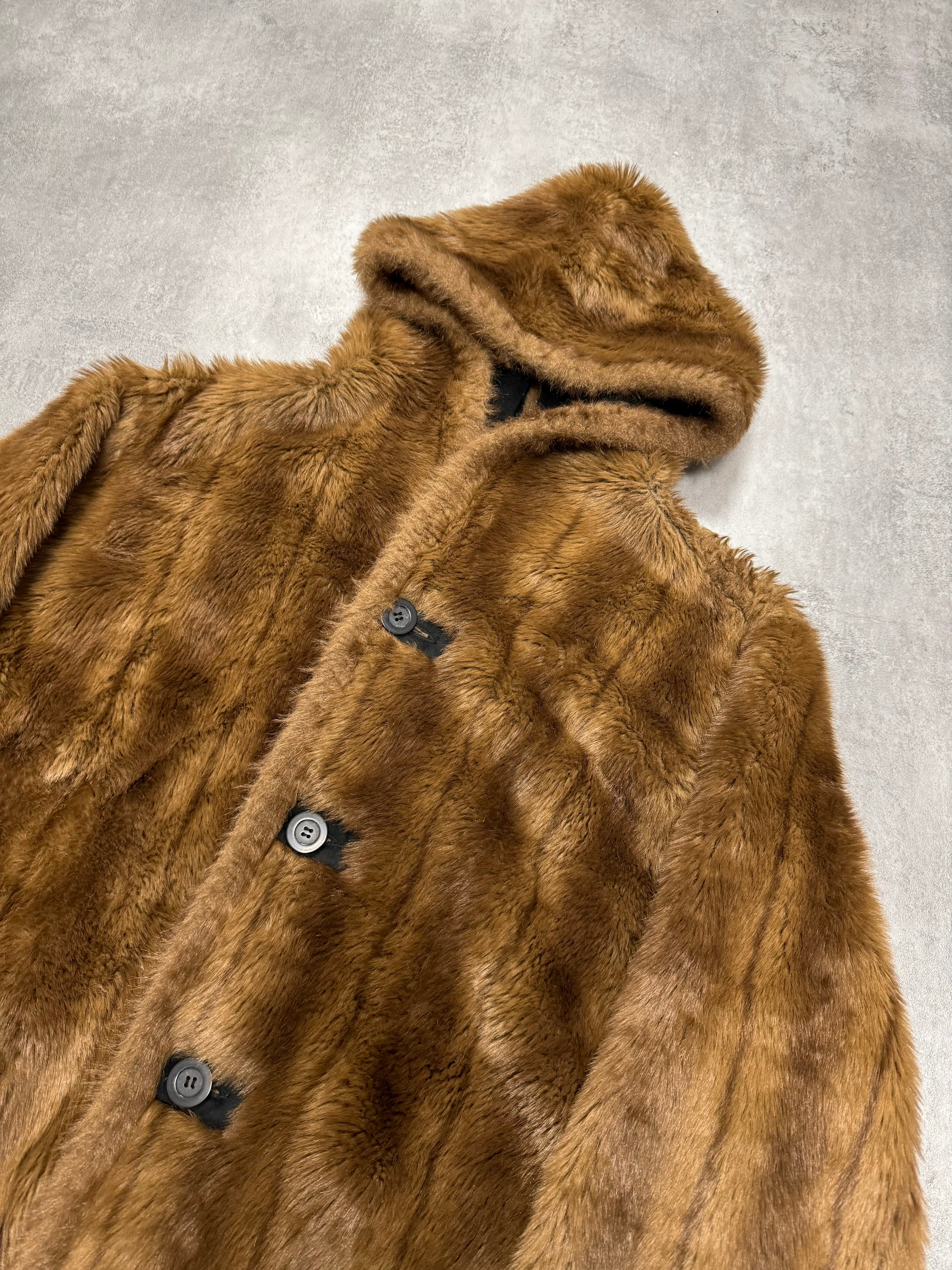 1990s Balmain Faux Fur Reversible Jacket (L/XL)