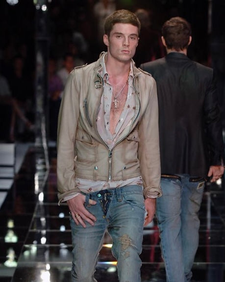 SS2006 Dolce & Gabbana Biker Leather Jacket (S/M)