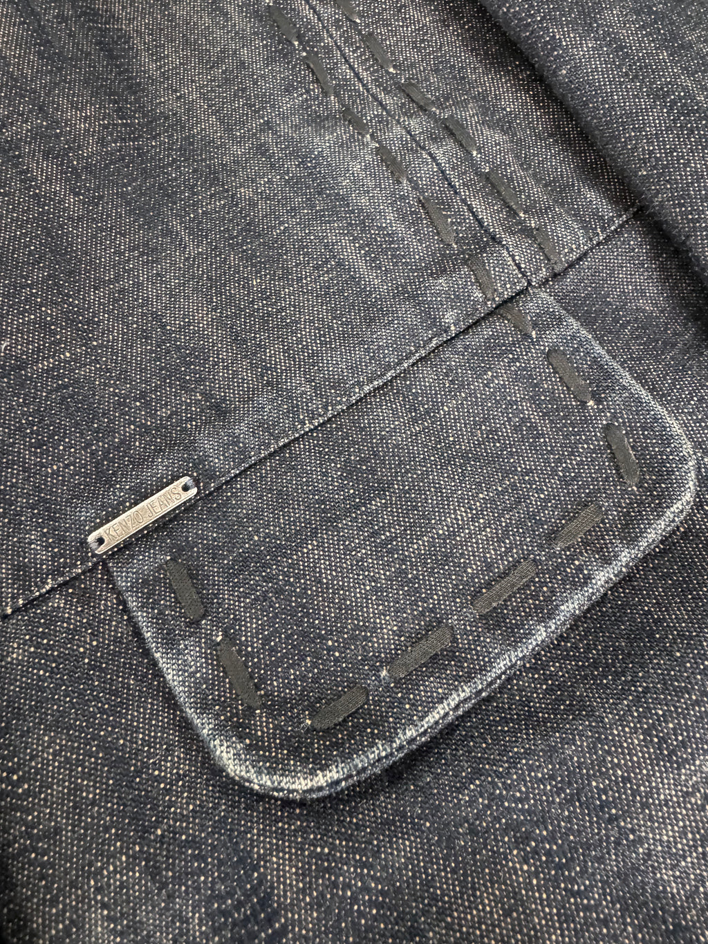 1990年代 ケンゾー トラディショナルマスター デニム トレンチコート (XS)