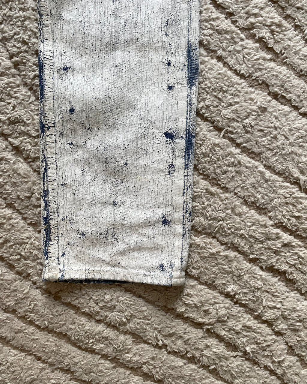 SS04 Maison Margiela x H&M White Painted Jeans RE-EDITION (M)