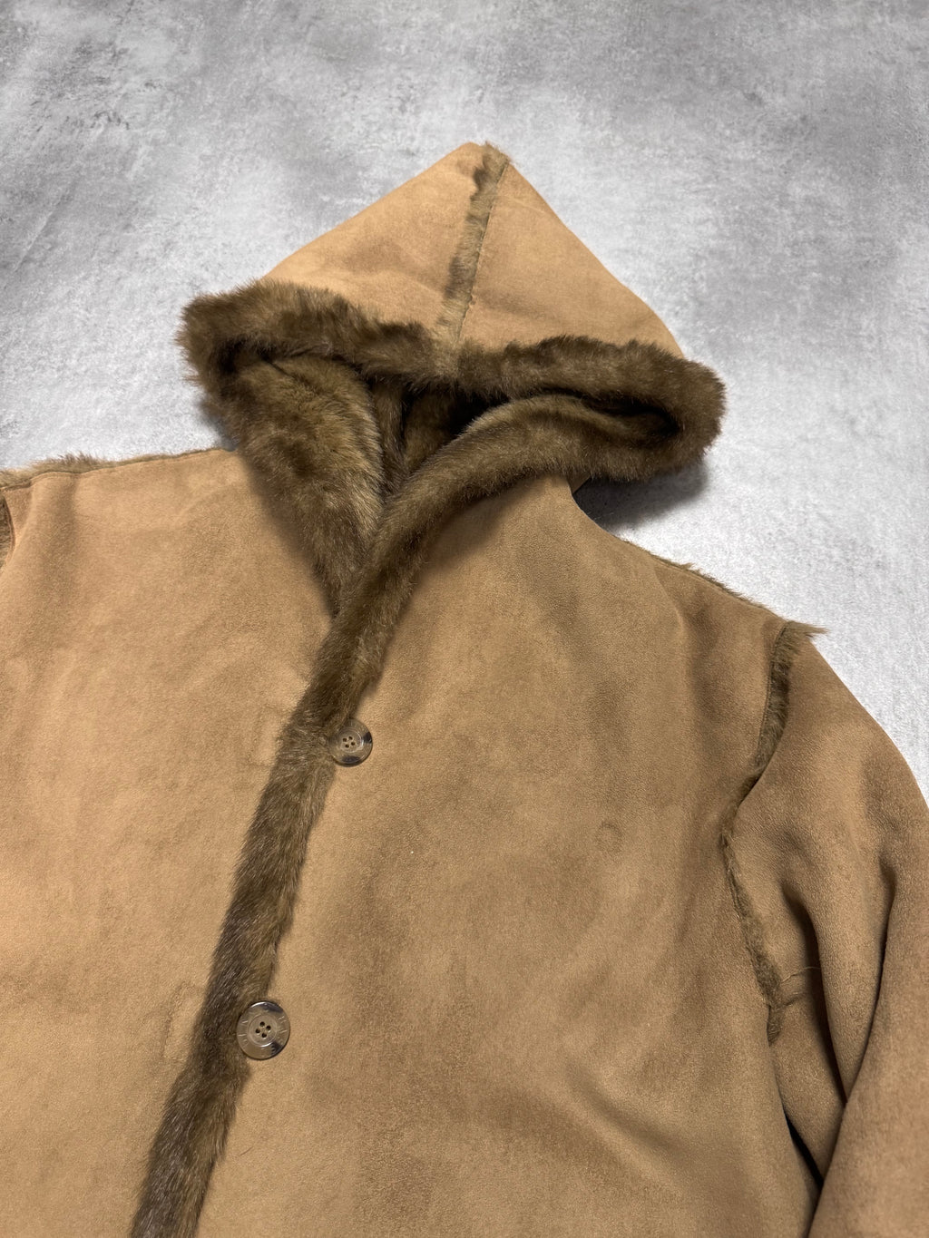 1990s Balmain Faux Fur Reversible Jacket