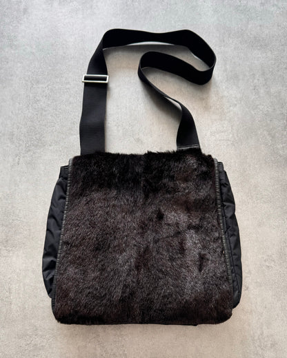 2000s Prada Fur Shoulder Bag (OS)