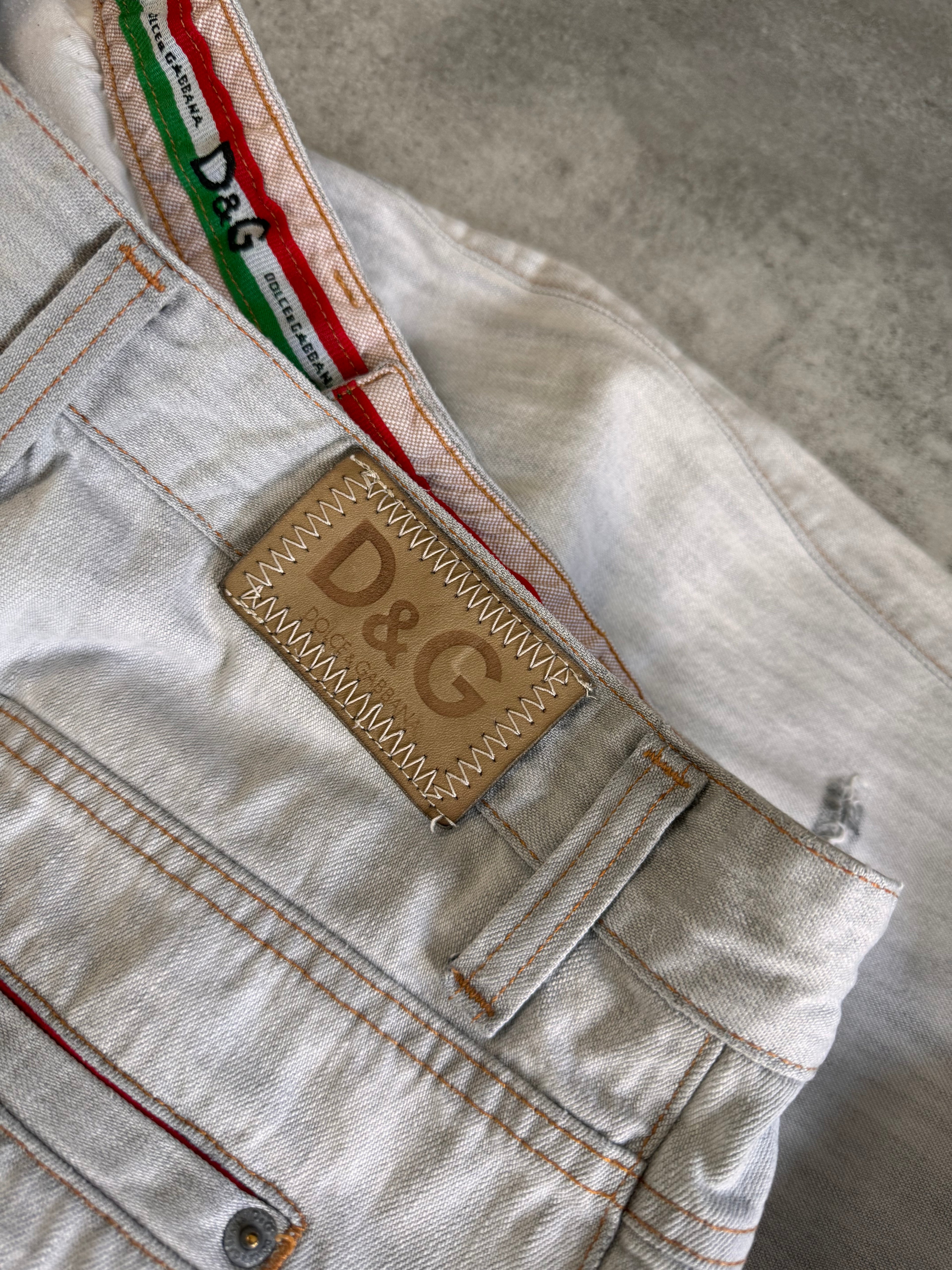 SS2004 Dolce & Gabbana Double Back Pockets Jeans