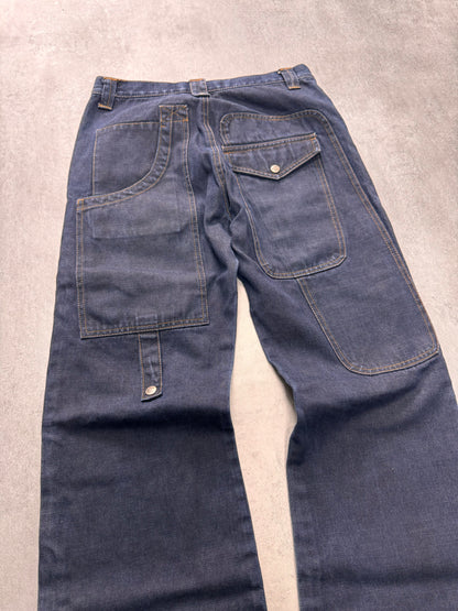 AW2004 Cavalli Carpenter Cargo Denim Pants (XS)