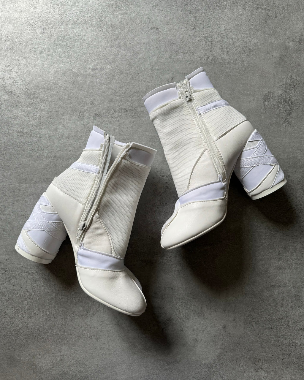 Maison Margiela MM6 White Racing Boots (38) - 4