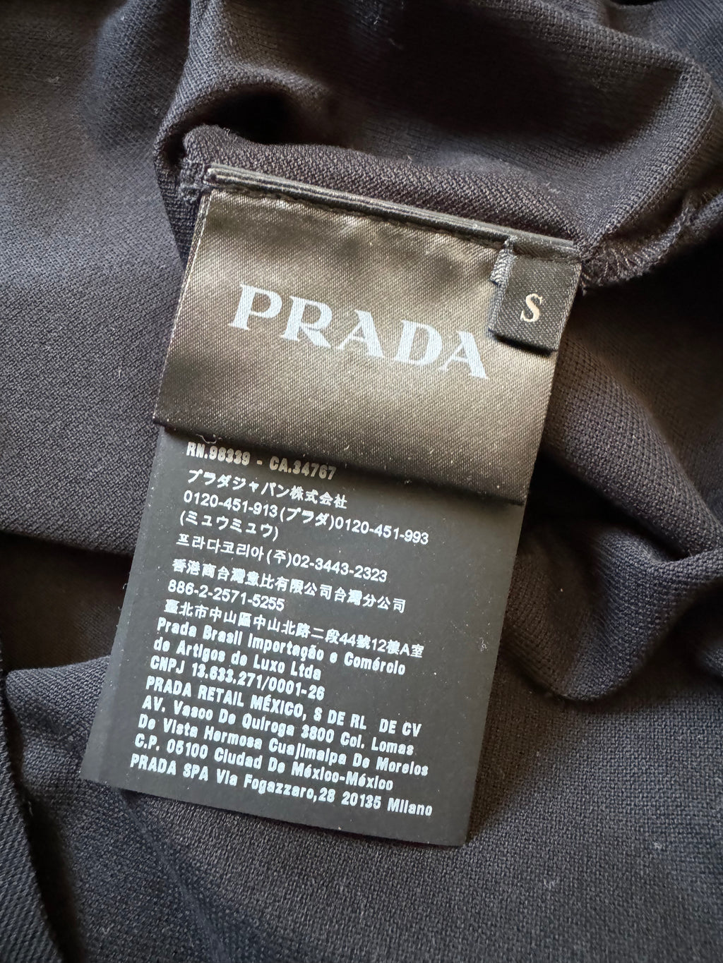 FW2018 Prada Black & Green Logo Polo (S) - 7