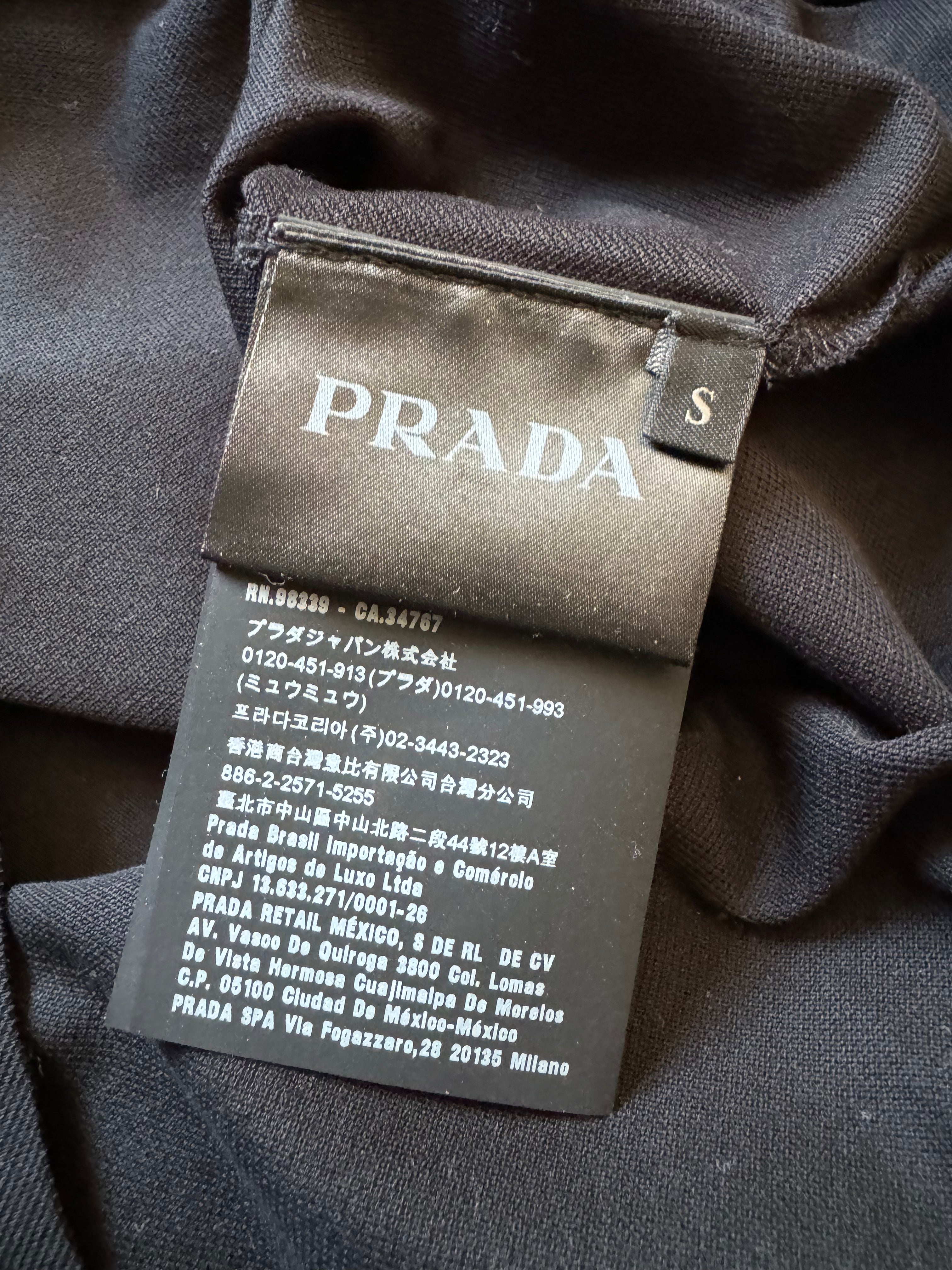 FW2018 Prada Black & Green Logo Polo (S) - 7