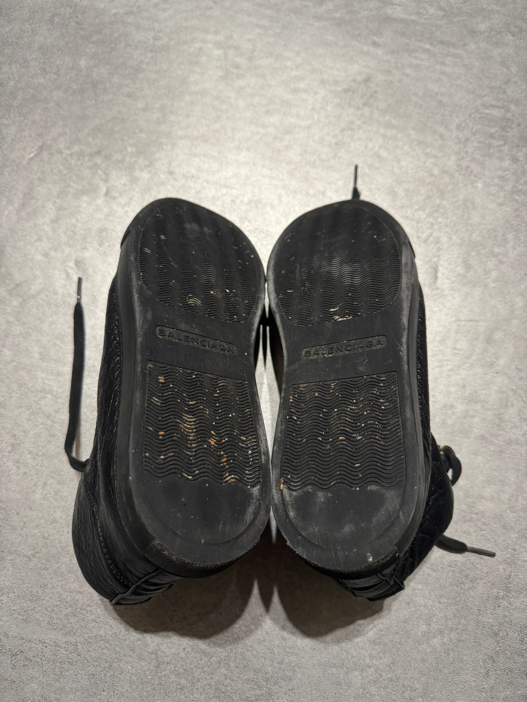 Balenciaga Arena Black High Top Leather (40) - 6