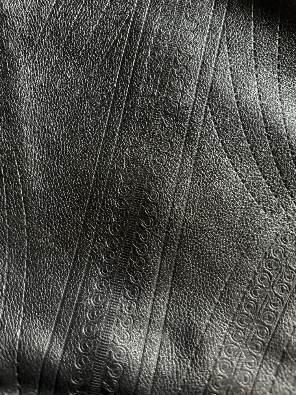 2000s Jean Paul Gaultier Black Precise Leather Shoulder Bag (OS) - 3