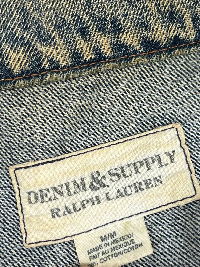 Ralph Laurent Denim & Supply Faded Blue Denim Jacket DcYeAZD 9