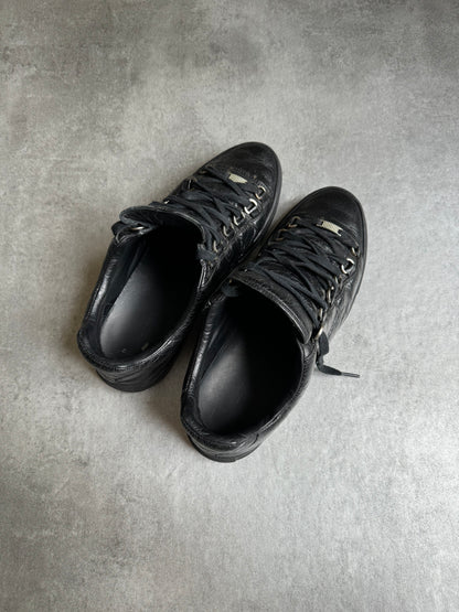 Balenciaga Arena Low Black Leather Shoes (42) - 9