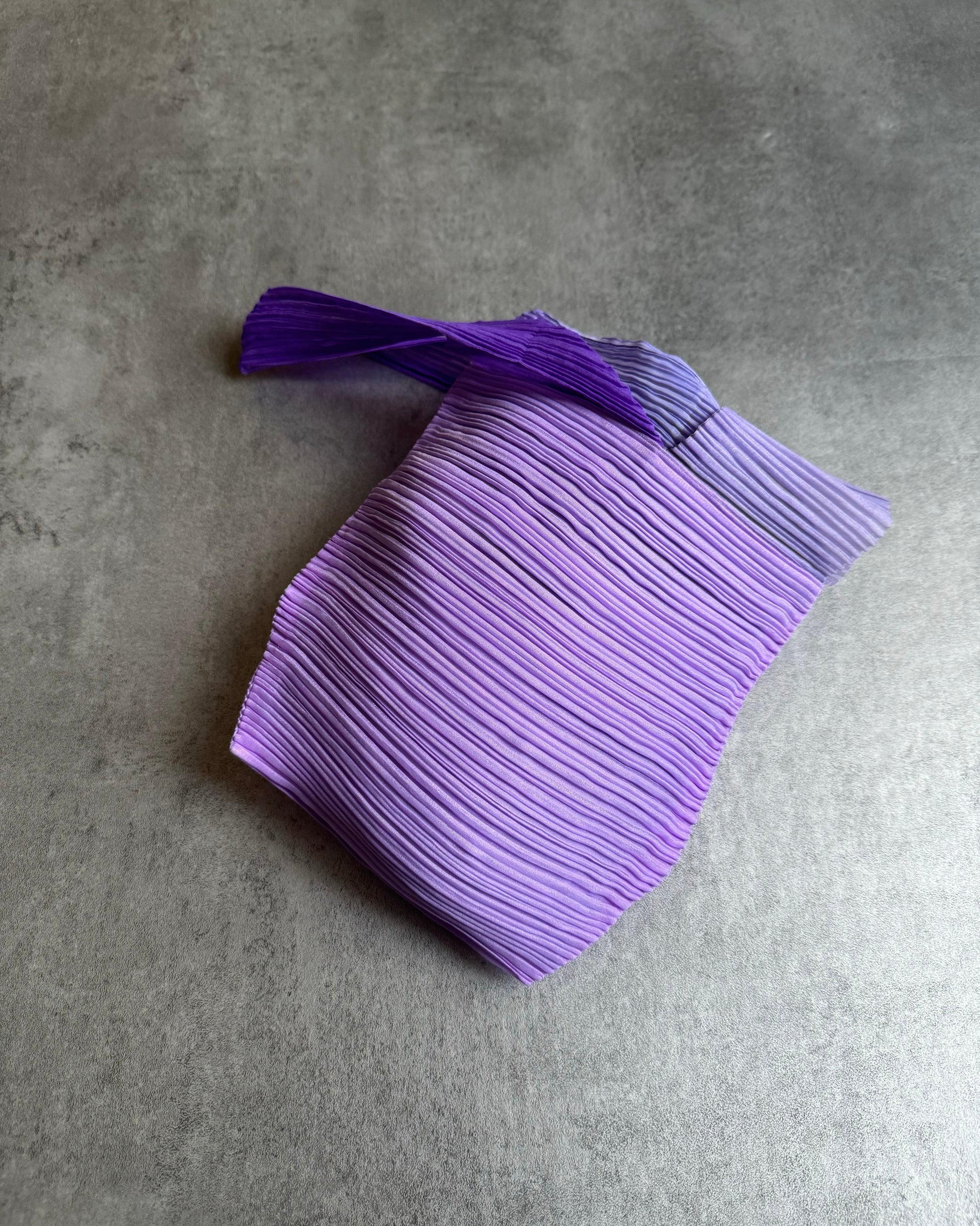 SS2024 Issey Miyake Pleats Please Polyester Purple Tote Bags (OS) - 2