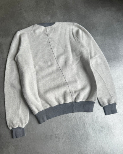 SS2020 Rick Owens Signature Grey Melange Inversed Sweater (XS) - 3