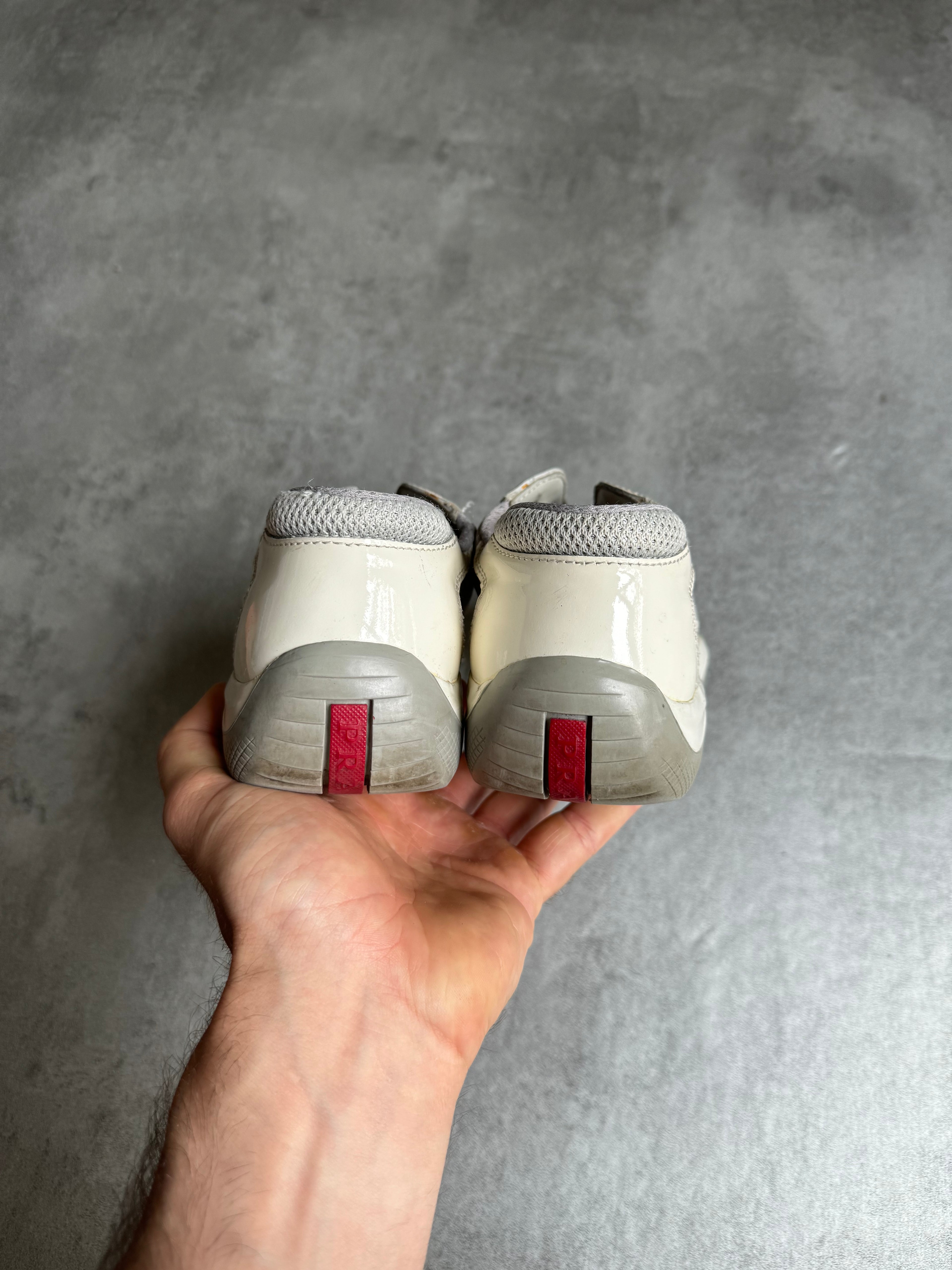 Prada America's Cup Creamy Satin Leather (37,5) - 5