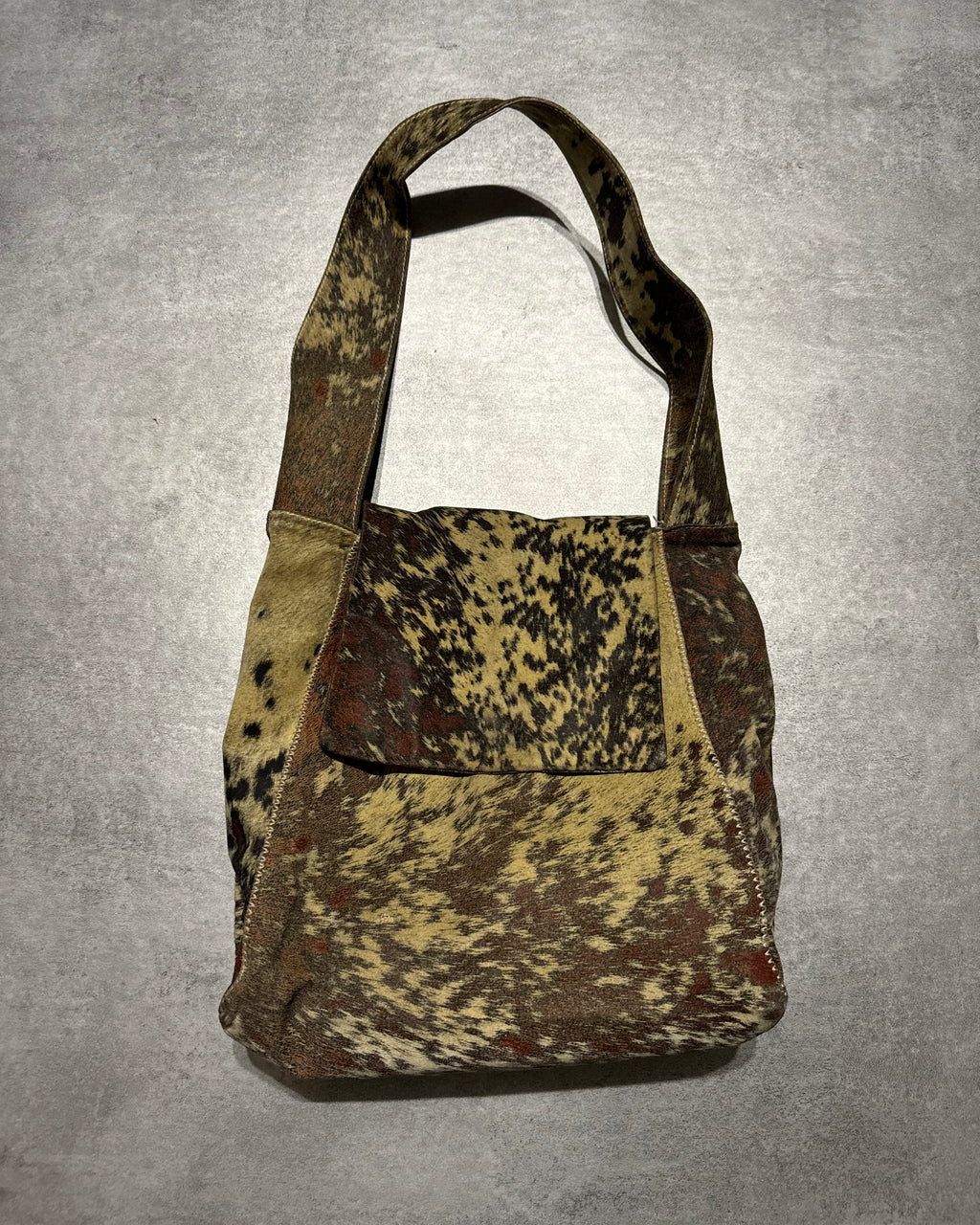 AW1999 Roberto Cavalli Fury Cow Print Effect Handle Bag (OS) - 4
