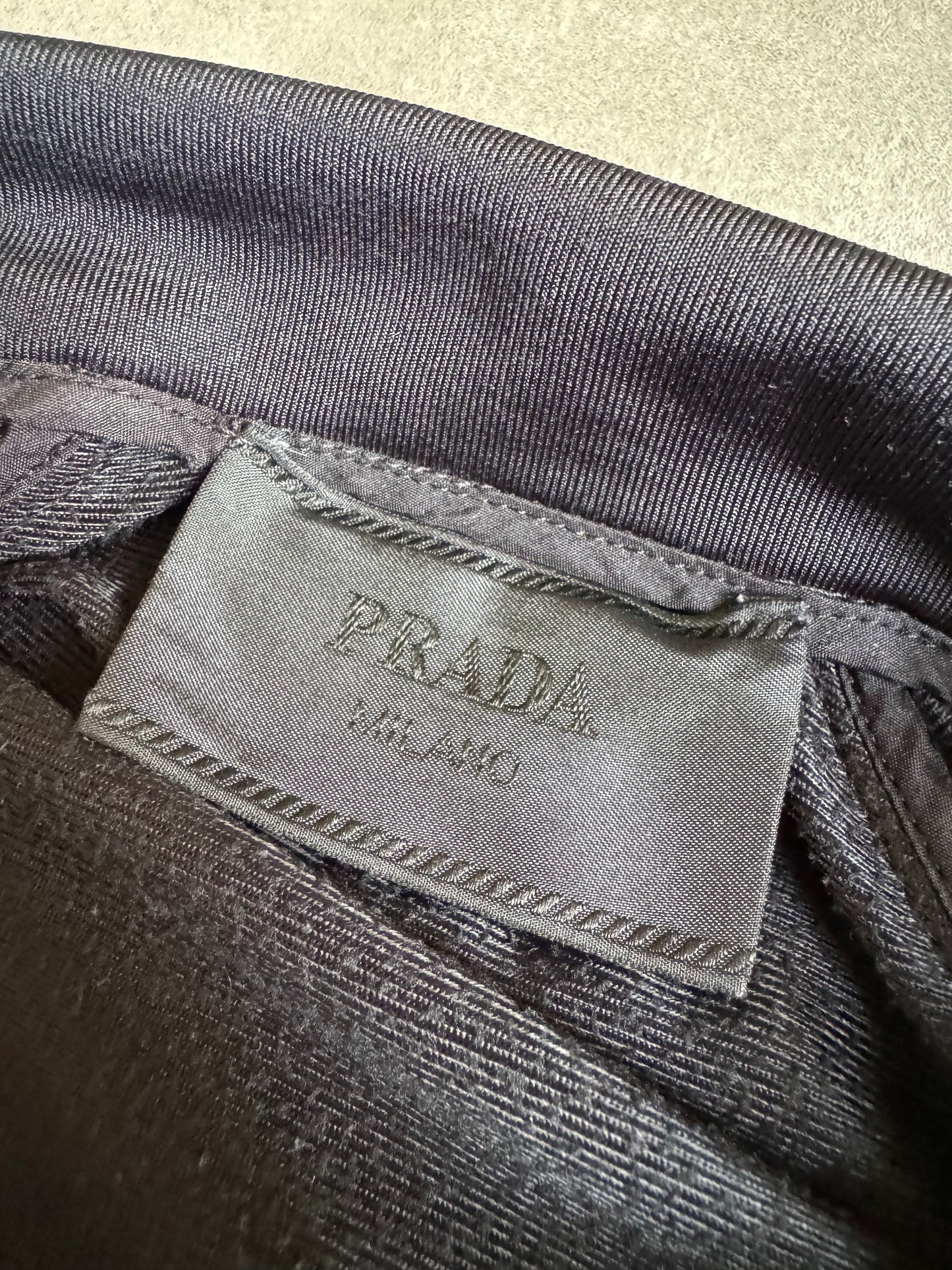 AW2018 Prada Black Tech Zip-up Sweater (M) - 9