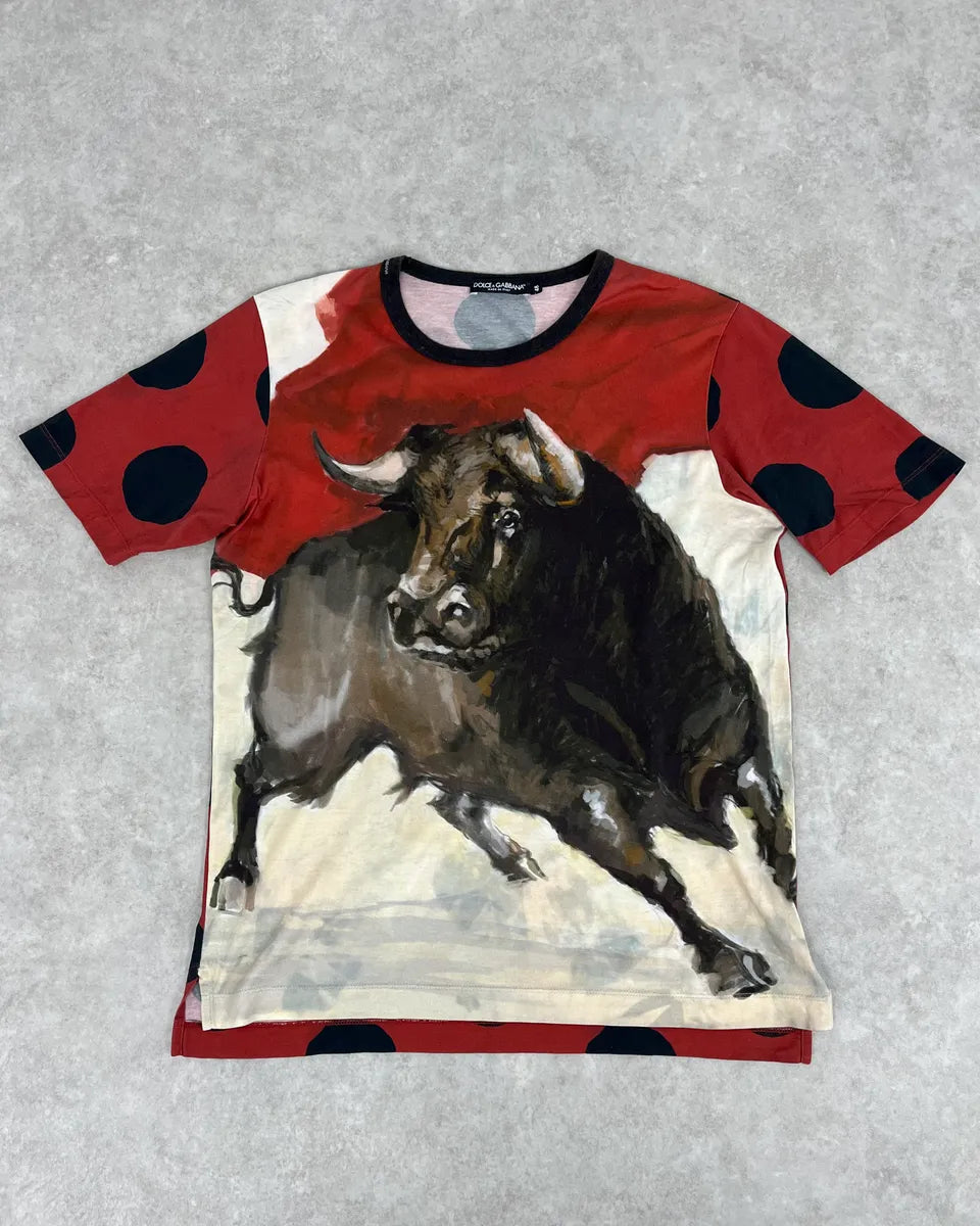 SS2015 Dolce & Gabbana Red Bull Corrida T-Shirt gSwepMW 0