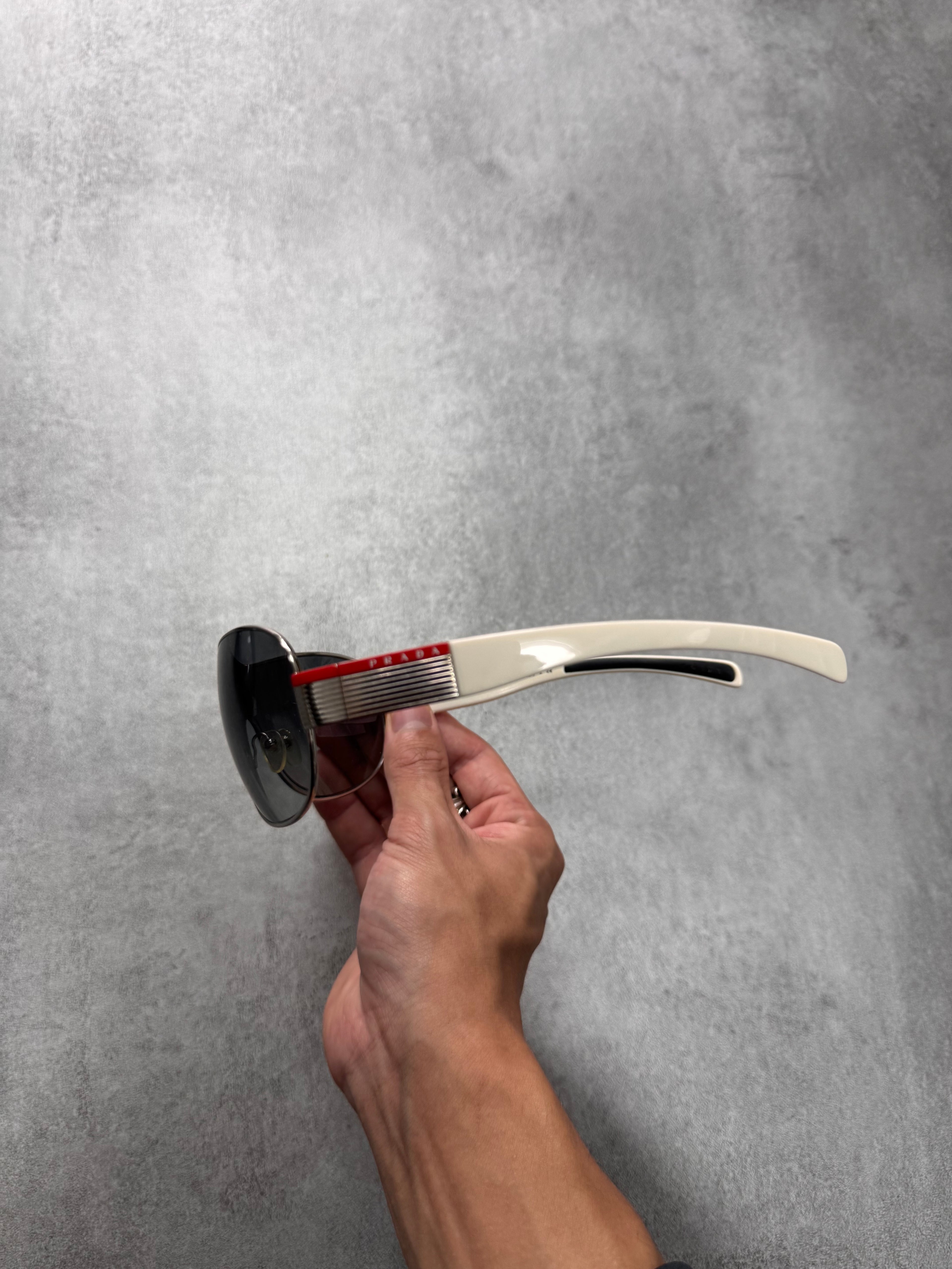 2000s Prada Sport Astro Aviator Sunglasses