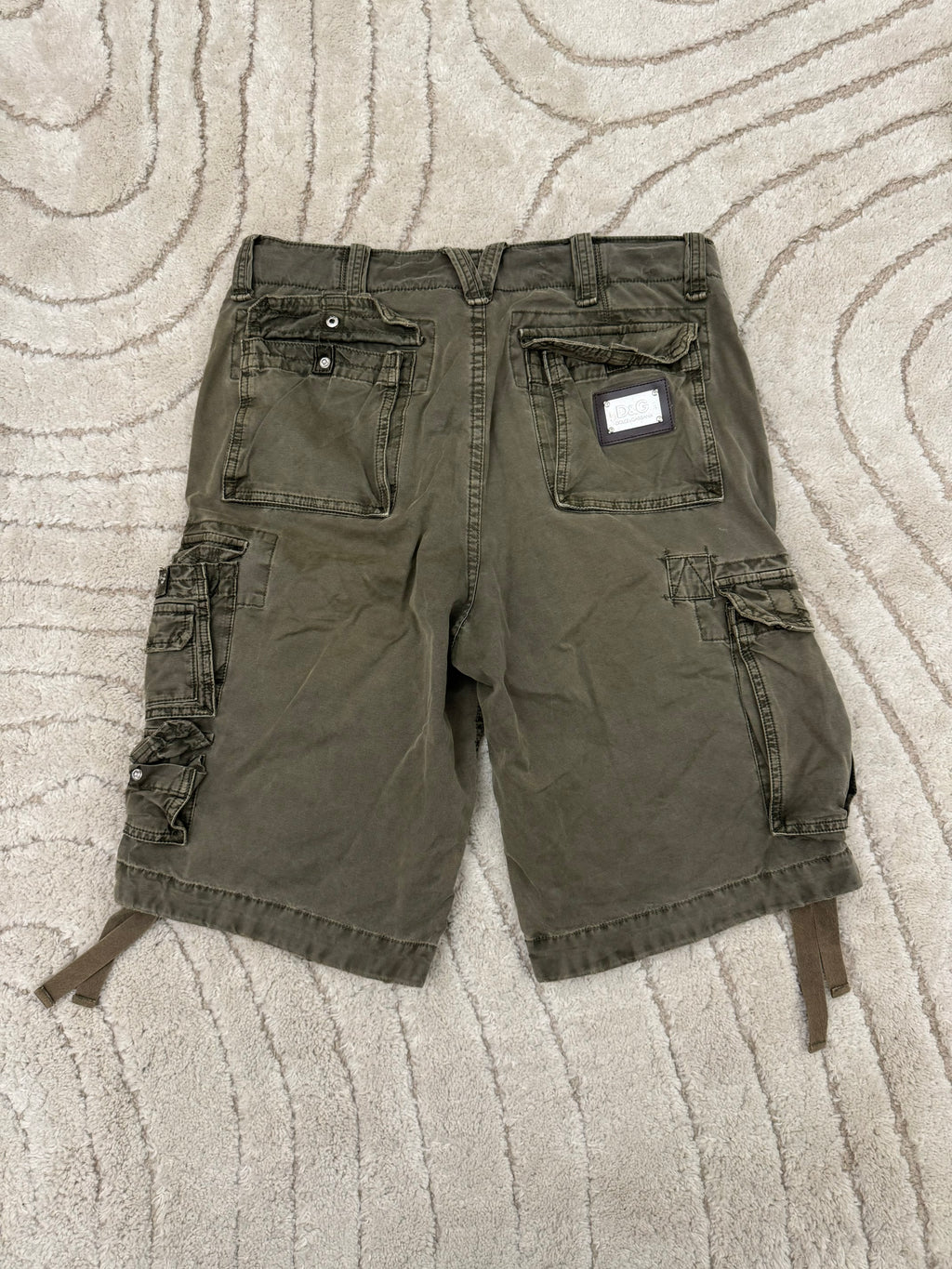FW2006 Dolce & Gabbana Olive Cargo Short (L)