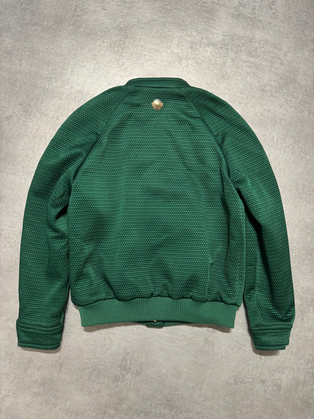 Versace Italian Green Bomber Royal Jacket (XS/S) - 2