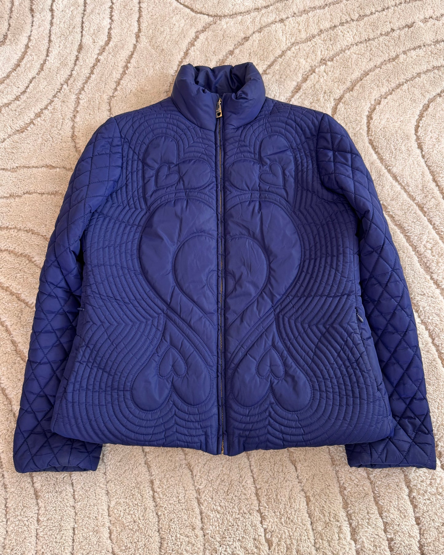 Moschino Extra Hearts Puffer Jacket (XS)