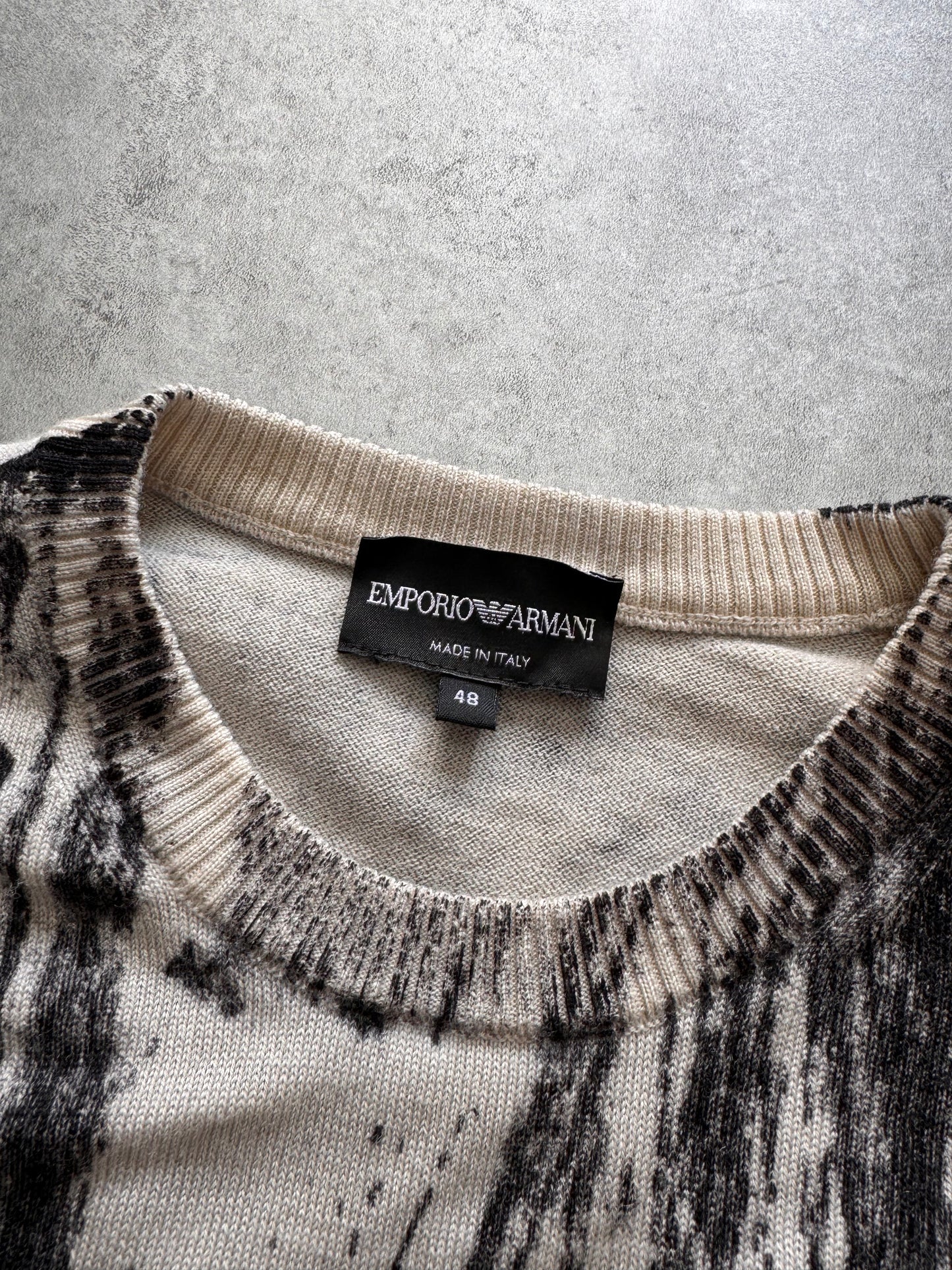 Emporio Armani Wheel Marks Sweater (S)