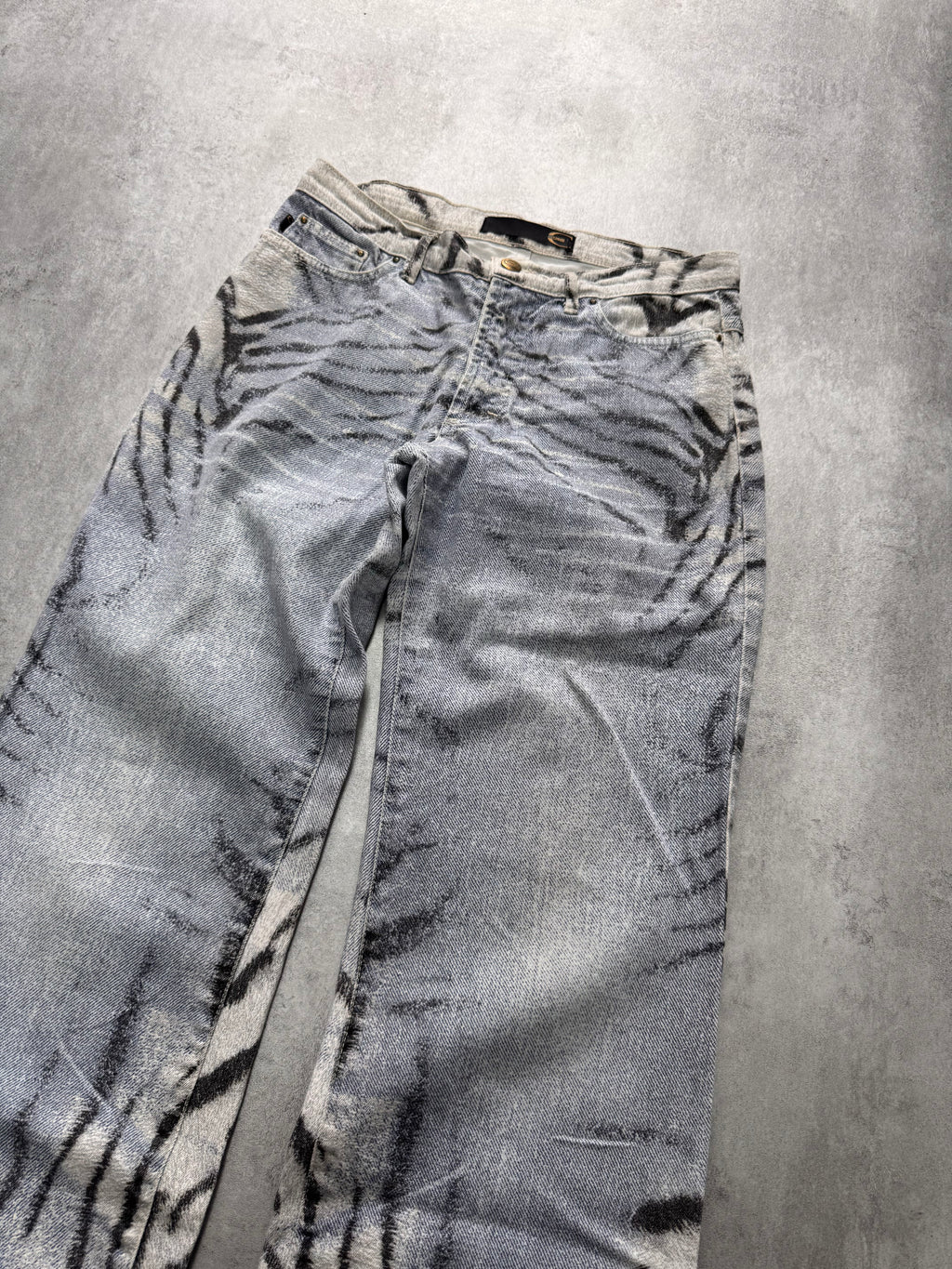 SS2002 Cavalli Safari Zebra Jeans